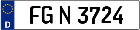 Truck License Plate